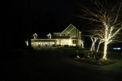 Custom-designed holiday lighting display in Maryland