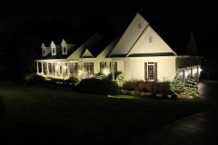 Custom-designed holiday lighting display